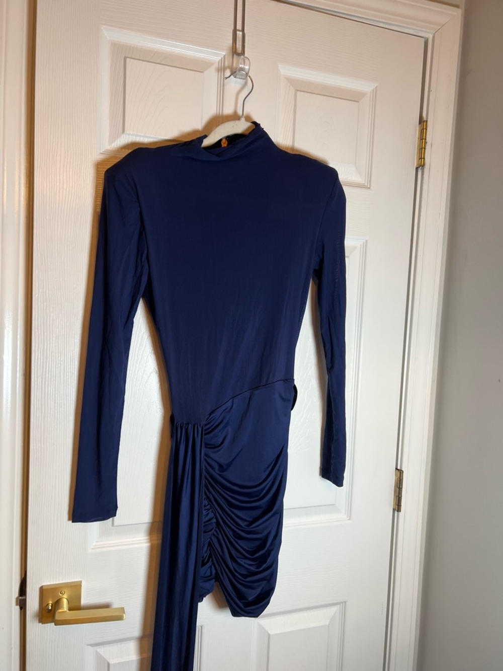 Nookie Enigma Mini Dress in Navy - Picture 3 of 8